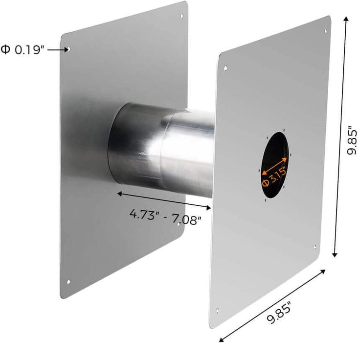 Camplux 16L 4.22 GPM (CSA) Indoor Tankless Water Heater With Thimble -Grey