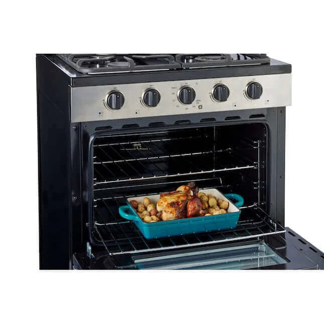 30” Stainless Steel Propane Range (Battery Ignition)