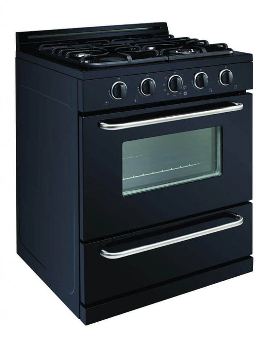 30” Stainless Steel Propane Range (Battery Ignition)