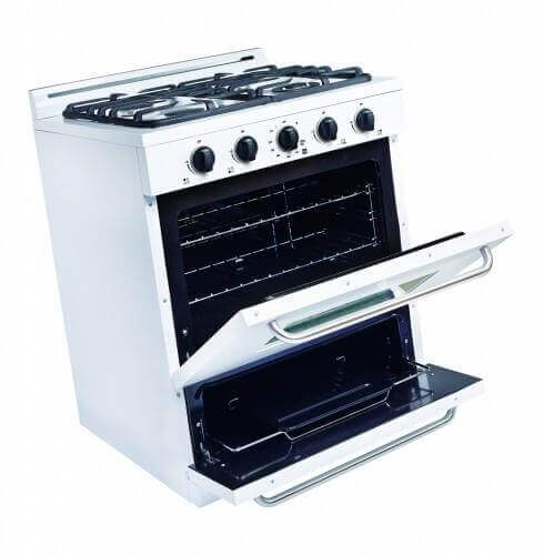 30” Stainless Steel Propane Range (Battery Ignition)